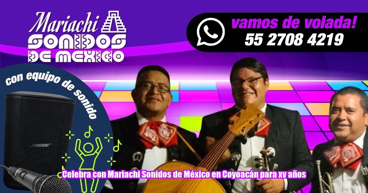 El verdadero arte del mariachi en Coyoacán para tus xv años. Déjanos llevar a tu evento la emoción y la calidad que mereces.
