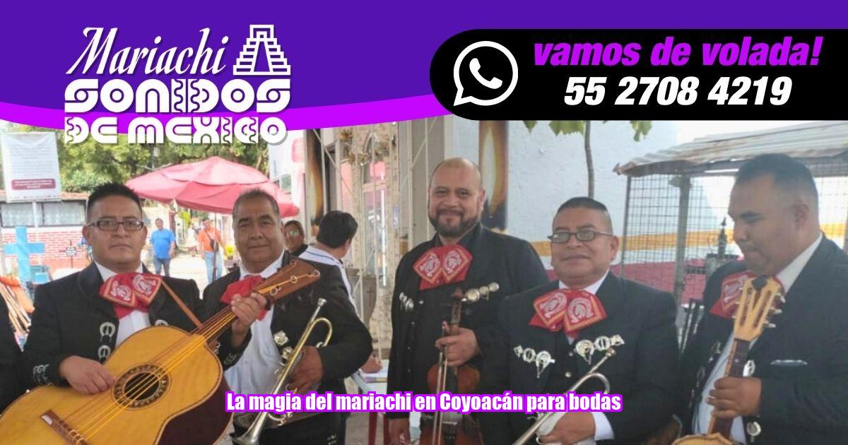 El verdadero arte del mariachi en Coyoacán para tus bodas. Déjanos llevar a tu evento la emoción y la calidad que mereces.